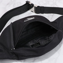 Load image into Gallery viewer, PD361 Re-Nylon and Leather Shoulder Bag / 10.2x4.7x2.7inch
