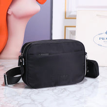 Load image into Gallery viewer, PD363 Prada &amp; Adidas Re-Nylon and Leather Shoulder Bag / 9.8x7.5x2.7inch
