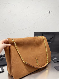 YSK289 Jamie 4.3 Shoulder Bag in Suede / 16x10.2x3inch