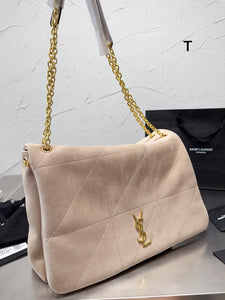 YSK289 Jamie 4.3 Shoulder Bag in Suede / 16x10.2x3inch