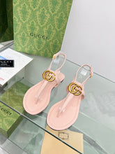 Load image into Gallery viewer, SE1065 Women&#39;s Double G Thong Sandal / Size5-12
