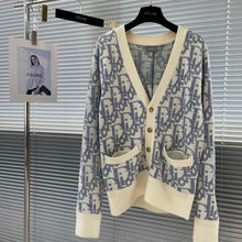 Load image into Gallery viewer, CLTH369 CD Wool Knit Cardigan
