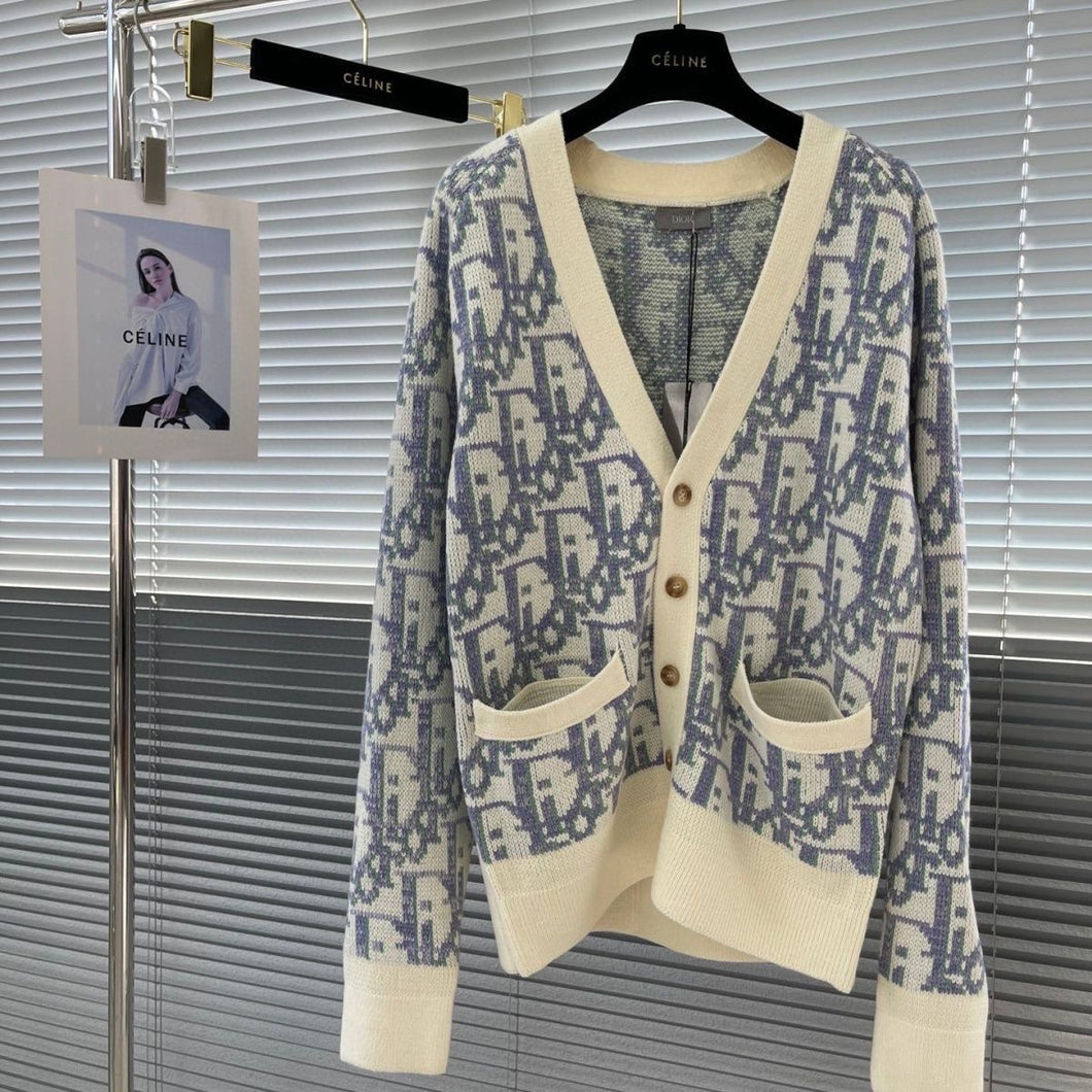 CLTH369 CD Wool Knit Cardigan