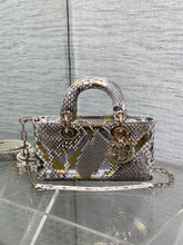 Load image into Gallery viewer, DR532 Small Lady D-Joy Bag(Snakeskin) / 8.5 x 4.5 x 2.5 inches / HIGHEST QUALITY VERSION
