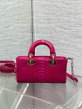 Load image into Gallery viewer, DR533 Small Lady D-Joy Bag(Snakeskin) / 8.5 x 4.5 x 2.5 inches / HIGHEST QUALITY VERSION
