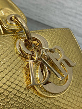 Load image into Gallery viewer, DR534 Small Lady D-Joy Bag(Snakeskin) / 8.5 x 4.5 x 2.5 inches / HIGHEST QUALITY VERSION
