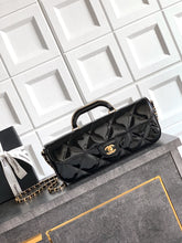 Load image into Gallery viewer, CC1346 Large Flap Bag with Top Handle / 4.7x11.4x2inch / HIGHEST QUALITY VERSION
