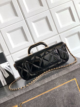 Load image into Gallery viewer, CC1345 Large Flap Bag with Top Handle / 4.7x11.4x2inch / HIGHEST QUALITY VERSION
