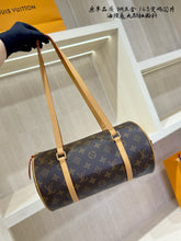 Load image into Gallery viewer, LB1530 LV Vintage Cylindrical Bag / 30 x 15 cm
