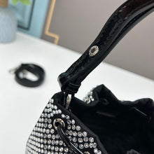 Load image into Gallery viewer, PD220 Satin Mini-bag with Crystals / 7.7x3.9x6.1inch
