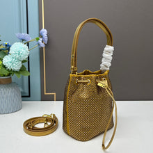 Load image into Gallery viewer, PD221 Satin Mini-bag with Crystals / 7.7x3.9x6.1inch
