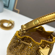 Load image into Gallery viewer, PD221 Satin Mini-bag with Crystals / 7.7x3.9x6.1inch
