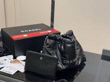 Load image into Gallery viewer, CC1475 CHANEL 24C Drawstring Bag / 36.25 cm
