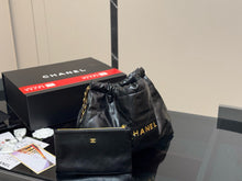 Load image into Gallery viewer, CC1475 CHANEL 24C Drawstring Bag / 36.25 cm

