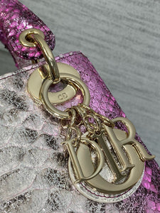 DR574 Mini Lady Dior Bag(Snakeskin) / 6.5 x 6 x 3 inches / HIGHEST QUALITY VERSION