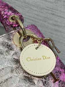 DR574 Mini Lady Dior Bag(Snakeskin) / 6.5 x 6 x 3 inches / HIGHEST QUALITY VERSION