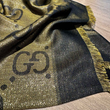 Load image into Gallery viewer, CLTH410 GG Jacquard Shawl / 51&quot;W x 51&quot;L
