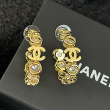 Load image into Gallery viewer, JW927 CC Hoop Earrings
