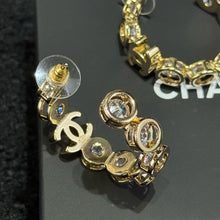 Load image into Gallery viewer, JW927 CC Hoop Earrings
