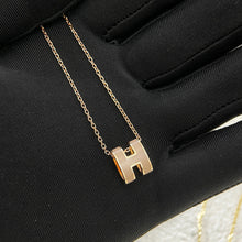 Load image into Gallery viewer, JW925 H Mini Pop H Pendant Necklace
