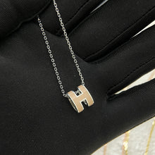 Load image into Gallery viewer, JW925 H Mini Pop H Pendant Necklace
