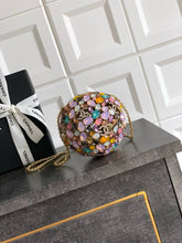 Load image into Gallery viewer, CC1156 Sphere Minaudiere / 4.7 x 4.7 x 4.7in / HIGHEST QUALITY VERSION
