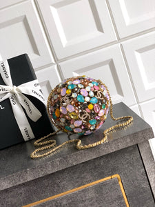 CC1156 Sphere Minaudiere / 4.7 x 4.7 x 4.7in / HIGHEST QUALITY VERSION