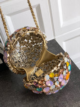 Load image into Gallery viewer, CC1156 Sphere Minaudiere / 4.7 x 4.7 x 4.7in / HIGHEST QUALITY VERSION
