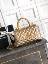 Load image into Gallery viewer, CC1159 Small Flap Bag with Top Handle / 5.5x9.4x3.9inch / HIGHEST QUALITY VERSION
