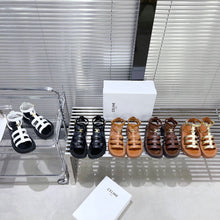 Load image into Gallery viewer, SE1161 Celine Clea Triomphe Gladiatop Chunky Sandal / Size5-10
