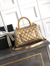 Load image into Gallery viewer, CC1159 Small Flap Bag with Top Handle / 5.5x9.4x3.9inch / HIGHEST QUALITY VERSION
