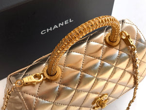 CC1159 Small Flap Bag with Top Handle / 5.5x9.4x3.9inch / HIGHEST QUALITY VERSION