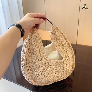 CL114 Raffia Hobo Bag / 11.8x2x11.8inch