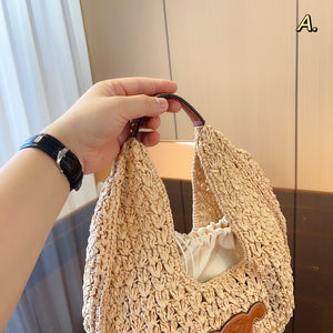 CL114 Raffia Hobo Bag / 11.8x2x11.8inch