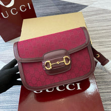 Load image into Gallery viewer, GC667 Gucci Horsebit 1955 Small Shoulder Bag / HIGHEST QUALITY VERSION /  9.8&quot;W x 7&quot;H x 3.1&quot;D
