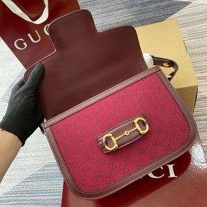 GC667 Gucci Horsebit 1955 Small Shoulder Bag / HIGHEST QUALITY VERSION /  9.8"W x 7"H x 3.1"D