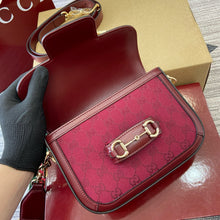 Load image into Gallery viewer, GC666 Gucci Horsebit 1955 Mini Shoulder Bag / HIGHEST QUALITY VERSION / 8.1&quot;W x 5.7&quot;H x 2&quot;D
