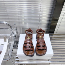 Load image into Gallery viewer, SE1161 Celine Clea Triomphe Gladiatop Chunky Sandal / Size5-10
