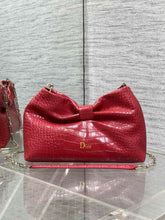 Load image into Gallery viewer, DR598 Medium Dior Bow Bag / 12x7x4.5inches / HIGHEST QUALITY VERSION
