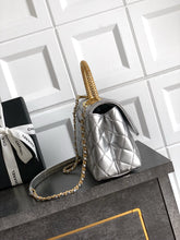 Load image into Gallery viewer, CC1160 Small Flap Bag with Top Handle / 5.5x9.4x3.9inch / HIGHEST QUALITY VERSION
