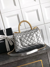 Load image into Gallery viewer, CC1160 Small Flap Bag with Top Handle / 5.5x9.4x3.9inch / HIGHEST QUALITY VERSION
