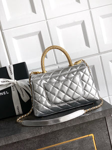 CC1160 Small Flap Bag with Top Handle / 5.5x9.4x3.9inch / HIGHEST QUALITY VERSION
