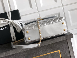 CC1160 Small Flap Bag with Top Handle / 5.5x9.4x3.9inch / HIGHEST QUALITY VERSION