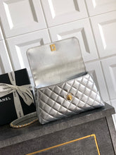 Load image into Gallery viewer, CC1160 Small Flap Bag with Top Handle / 5.5x9.4x3.9inch / HIGHEST QUALITY VERSION
