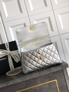 CC1160 Small Flap Bag with Top Handle / 5.5x9.4x3.9inch / HIGHEST QUALITY VERSION