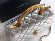 Load image into Gallery viewer, CC1160 Small Flap Bag with Top Handle / 5.5x9.4x3.9inch / HIGHEST QUALITY VERSION
