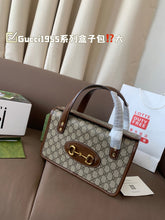 Load image into Gallery viewer, GC714 Gucci Horsebit 1955 Small/Medium Handbag

