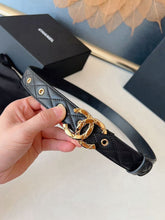 Load image into Gallery viewer, BL268 CHANEL Classic CC Belt in Soft Lambskin / 3.0 cm
