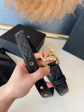 Load image into Gallery viewer, BL268 CHANEL Classic CC Belt in Soft Lambskin / 3.0 cm
