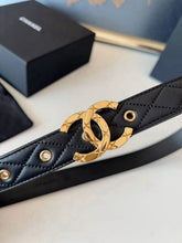 Load image into Gallery viewer, BL268 CHANEL Classic CC Belt in Soft Lambskin / 3.0 cm
